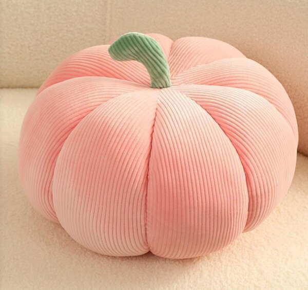 Ukrasni jastuk u obliku bundeve PUMPKIN 18 cm, ružičasti