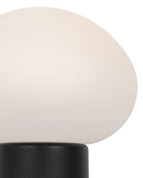 Set od 2 punjivih LED stolnih svjetiljki gljiva crna - Louise