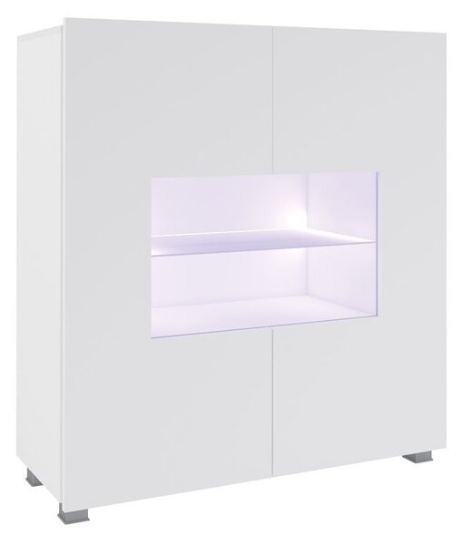 Zondo.hr Vitrina Brenali BR01 (crna + crni sjaj) (bijela led rasvjeta). 1053845