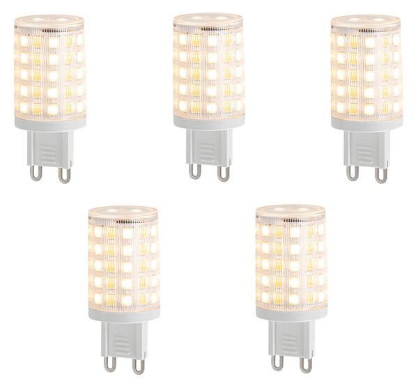 Set od 5 pametnih G9 prigušivih LED žarulja prozirnih 2,5 W 250 lm 2700-6500K