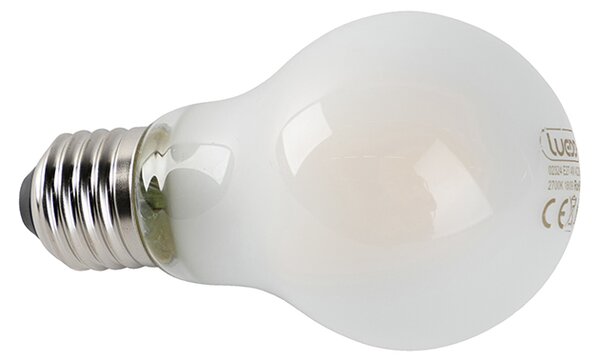 Set od 5 LED žarulja sa žarnom niti E27 A60 matirano staklo 4W 450lm 2700K