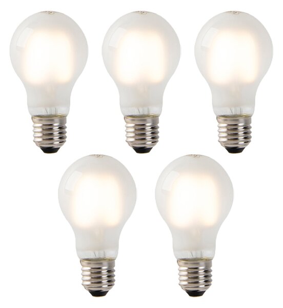 Set od 5 LED žarulja s filamentom E27 matirano staklo A60 2W 180lm 2700K
