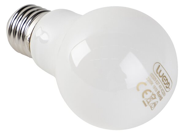 Set od 5 prigušivih LED žarulja s opalskim staklom E27 4W 320lm 2200K