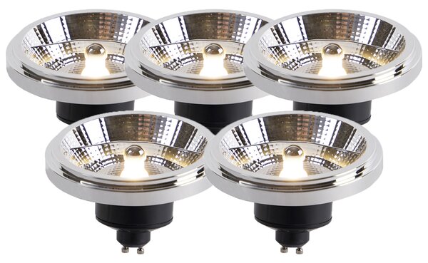 Set od 5 GU10 LED žarulja AR111 11W 820lm 3000K