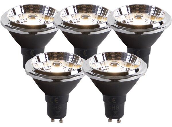 Set od 5 GU10 LED žarulja s prigušivanjem na toplo AR70 6W 2000K-3000K