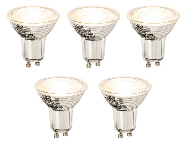 Set od 5 GU10 prigušivih LED žarulja 8W 650lm 2700K