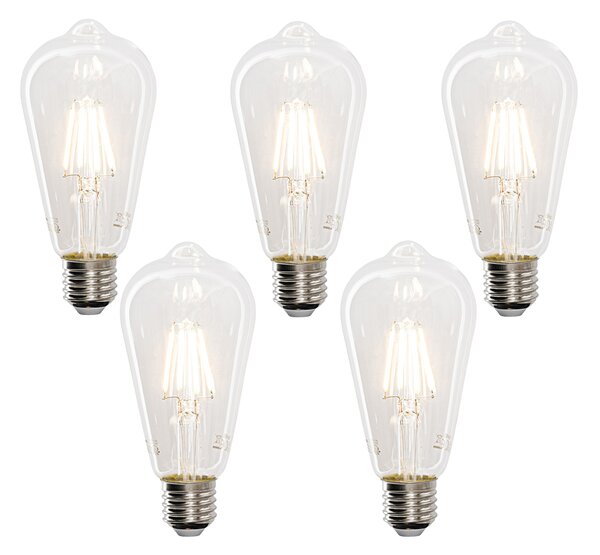 Set od 5 pametnih E27 LED žarulja ST64 4.5W 470 lm 1800-4000K