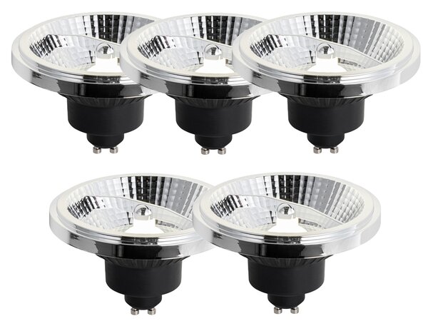 Set od 5 GU10 prigušivih LED žarulja 111 mm 10,5 W 770 LM 4000 K