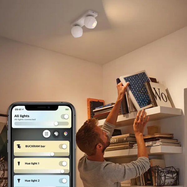 Buckram PHILIPS HUE REFLEKTOR 2x5W 230V BIJELI 8719514339064
