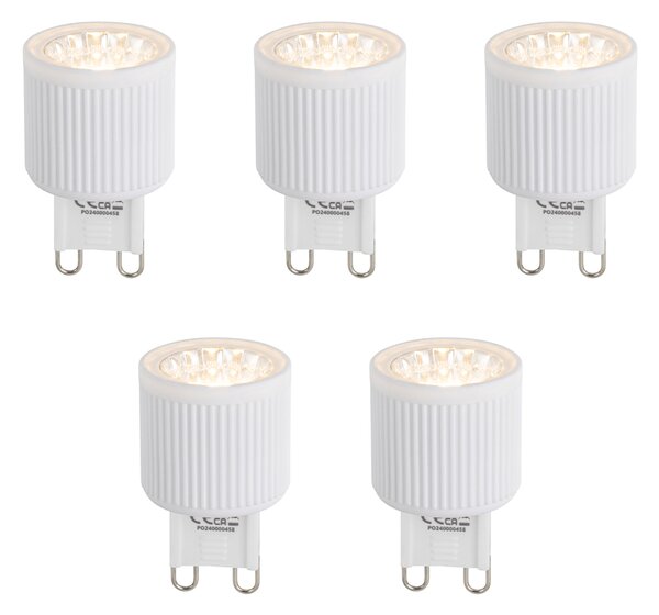 Set od 5 LED žarulja G9 24 mm 3 W 300 lm 2700 K