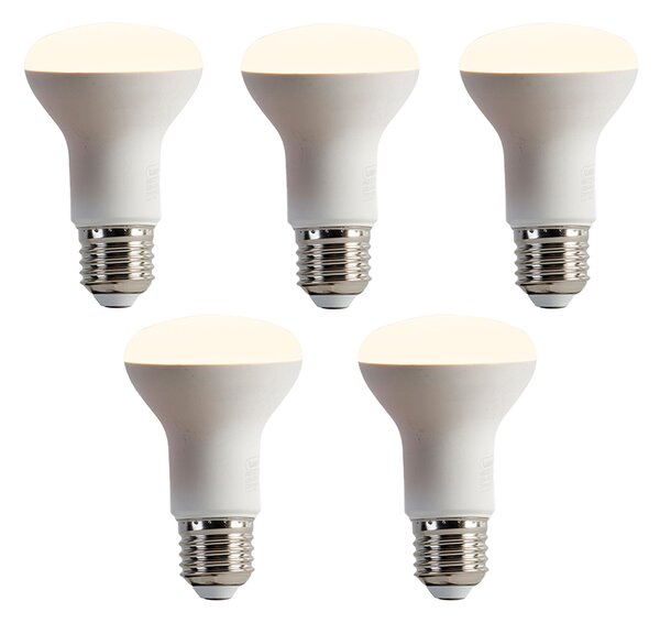 Set od 5 prigušivih LED žarulja E27 R63 6,2 W 520 lm 2700 K