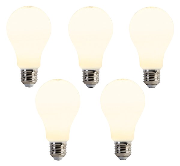 Set od 5 LED žarulja E27 A67 Opal 8W 900lm 2700K