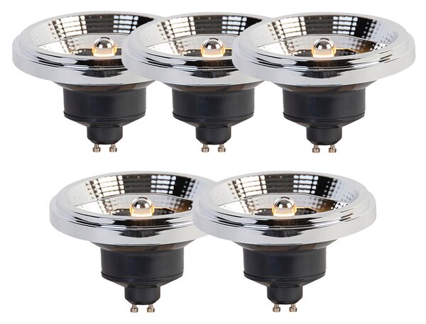 Set od 5 GU10 3-stupanjskih prigušivih LED žarulja AR111 11W 620lm 2000-3000K