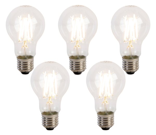 Set od 5 E27 LED žarulja s 3 stupnja prigušivanja A60 5W 700 lm 2700K