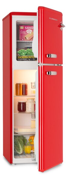 Klarstein Audrey, kombinirani hladnjak sa zamrzivačem, 97l/39l, Retro-Look, 2 odjeljka