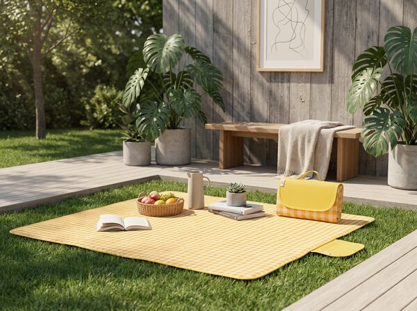 Sklopiva plažna podloga za piknik PIKNIX 145x200 cm - više boja Boja: Plava