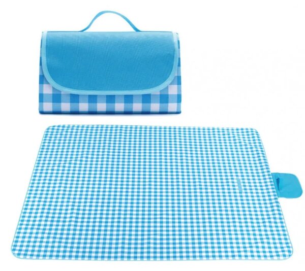 Sklopiva plažna podloga za piknik PIKNIX 145x200 cm - više boja Boja: Plava