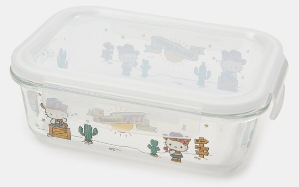 Sinsay - Staklena posuda za hranu s poklopcem Hello Kitty