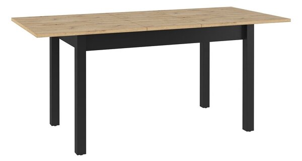 Stol Luliru 131, Artisan hrast, Crna, 80x84cm