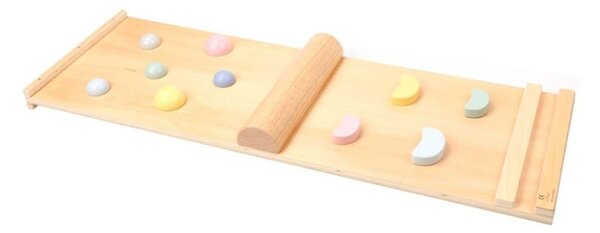 Drveni Piklerov trokut MONTY, 59 cm, s Montessori pločom, višebojni ELIS design