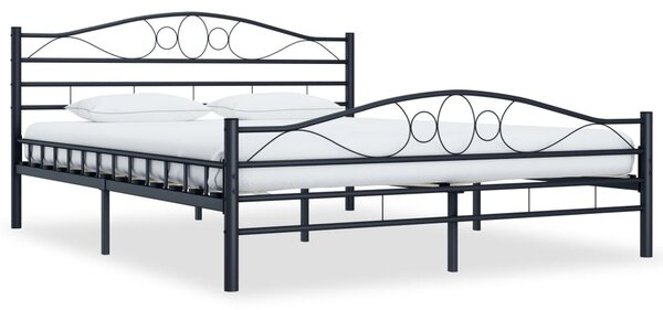 VidaXL Okvir za krevet crni čelični 180 x 200 cm