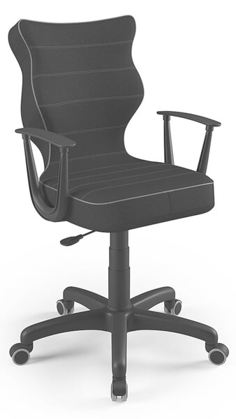 Entelo ergonomska uredska stolica NORM crna BA-B-6-B-C-FC01-B