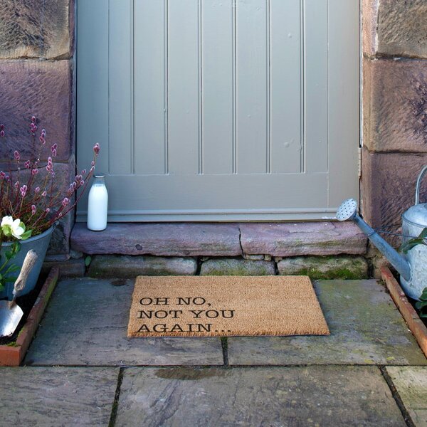 Otirač od kokosovih vlakana 40x60 cm Oh No Not You Again – Artsy Doormats