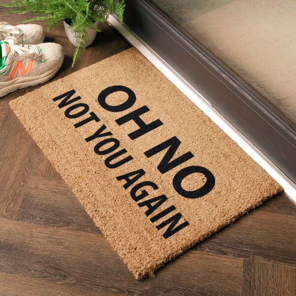Otirač od kokosovih vlakana 40x60 cm Not You Again – Artsy Doormats