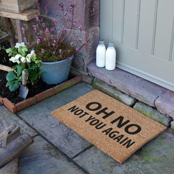 Otirač od kokosovih vlakana 40x60 cm Not You Again – Artsy Doormats