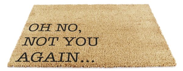 Otirač od kokosovih vlakana 40x60 cm Oh No Not You Again – Artsy Doormats