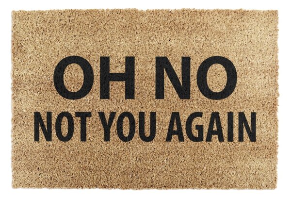 Otirač od kokosovih vlakana 40x60 cm Not You Again – Artsy Doormats