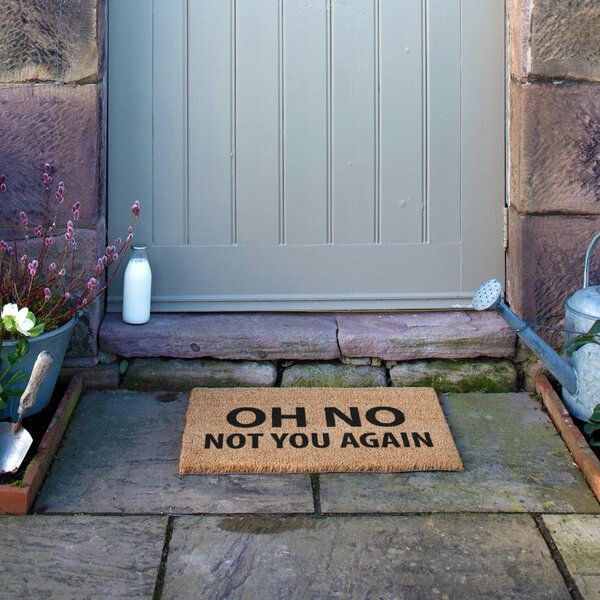 Otirač od kokosovih vlakana 40x60 cm Not You Again – Artsy Doormats
