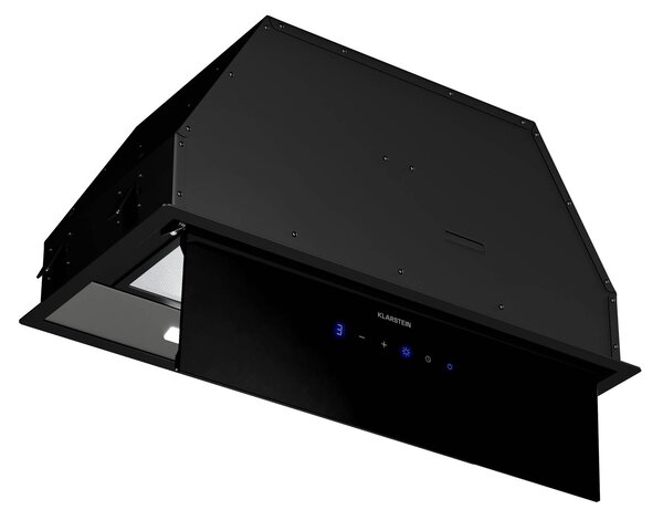 Klarstein Napa za ventilaciju, upravljanje dodirom, ekstrakcija/recirkulacija, EEK A+, 3 razine, LED, tihi