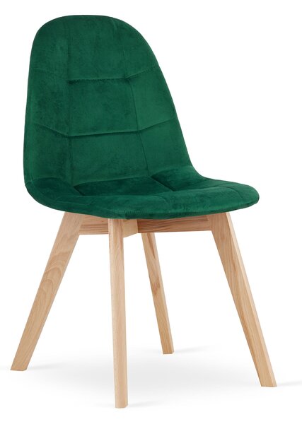 Zelena blagovaonska stolica od baršuna BORA