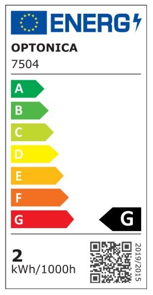 ZIDNA svjetiljka crna 2W IP65 - Neutralno bijela