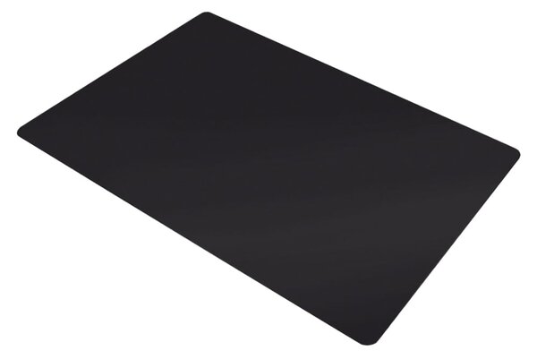 Crna plastična prostirka ispod stolice 100 x 140 cm