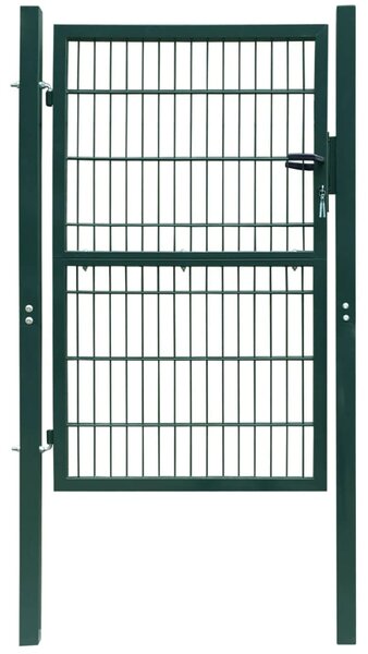 VidaXL 2D vrata za ogradu (jednostruka) zelena 106 x 230 cm