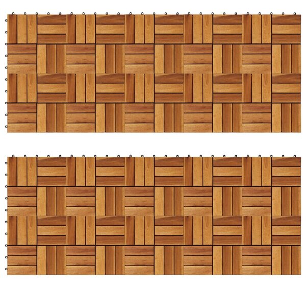 VidaXL 20-dijelni set podnih pločica 30 x 30 cm od drva bagrema