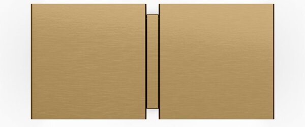 Wever & Ducré Lighting WEVER & DUCRÉ CG kvadratna zidna lampa, bež, širina 21 cm, 2 svjetla, Bež, Dnevni boravak/blagovaonica, Metal