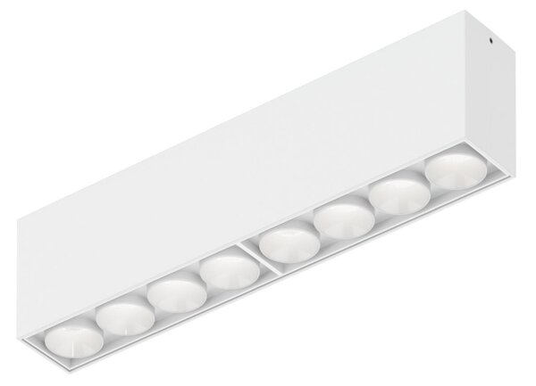 Wever & Ducré Lighting WEVER & DUCRÉ Linoo 8.0 LED stropna svjetiljka, mat bijeli metal, prigušiva, Bijela, Dnevni boravak/blagovaonica, Aluminij, Strop s više plamena