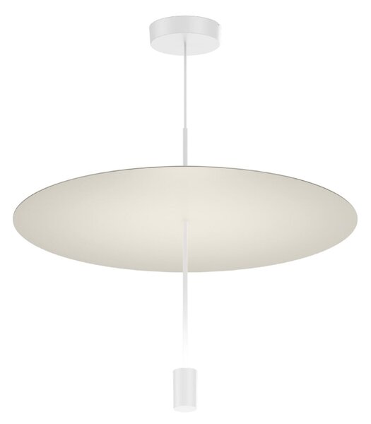 Wever & Ducré Lighting WEVER & DUCRÉ Shedda LED viseća svjetiljka, Ø 55 cm, svilenosivo, 2700K, prigušiva, Sivo, Dnevni boravak/blagovaonica, Aluminij