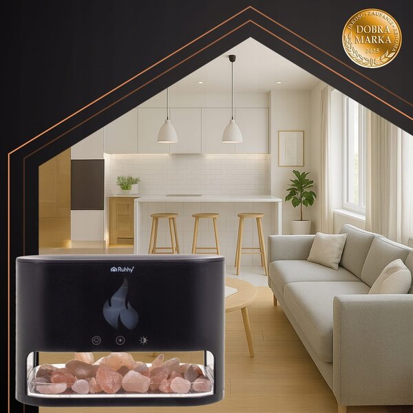 10w difuzor dekorativni led rgb kamin 250ml ovlaživač zraka usb