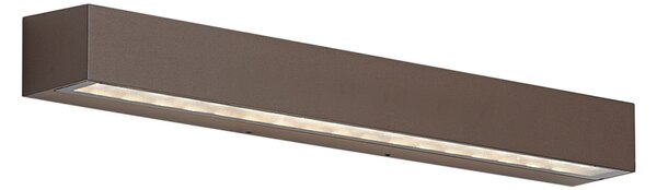 Industrijska vanjska zidna svjetiljka hrđavo smeđa 55 cm uklj. LED IP65 - Hannah