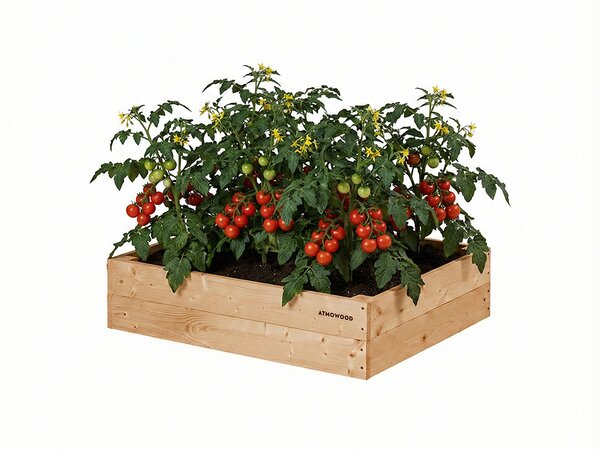 ATMOWOOD Povišena gredica od ariša 80 x 60 x 20 cm