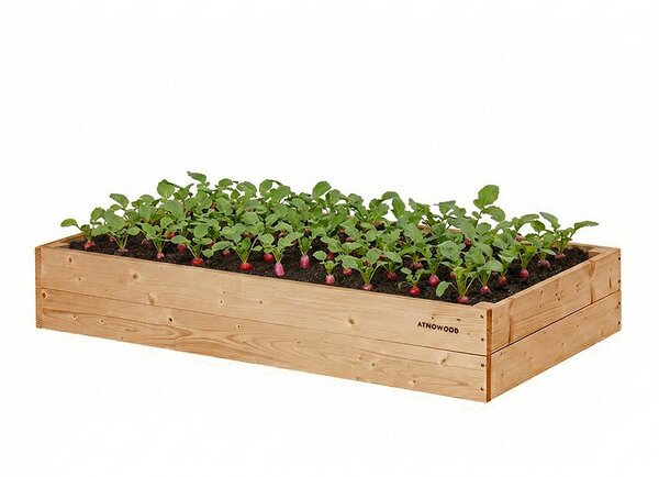 ATMOWOOD Povišena gredica od ariša 120 x 60 x 20 cm
