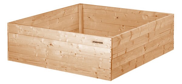 ATMOWOOD Povišena gredica od ariša 120 x 120 x 40 cm