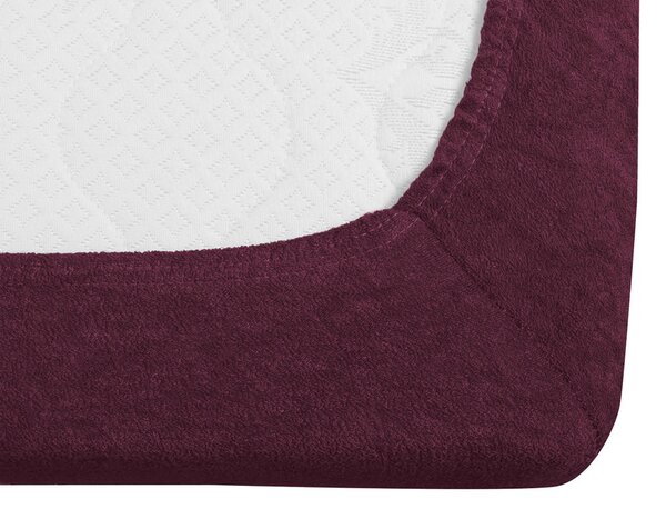 Frotirna plahta EXCLUSIVE bordo 160x200 cm