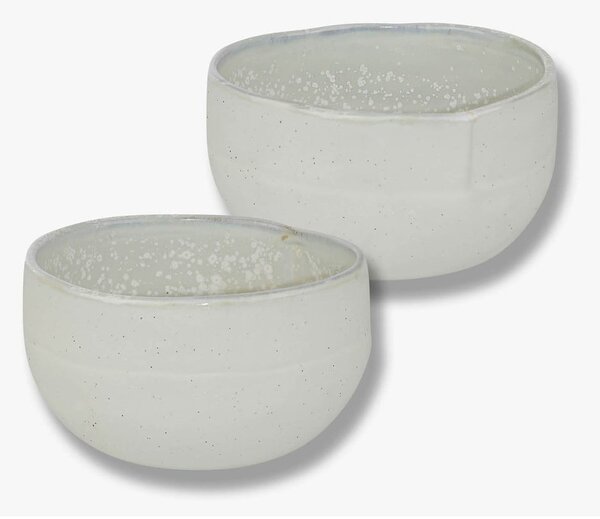 Bijele kamene zdjelice u setu 2 kom Sand Grain – Mette Ditmer Denmark