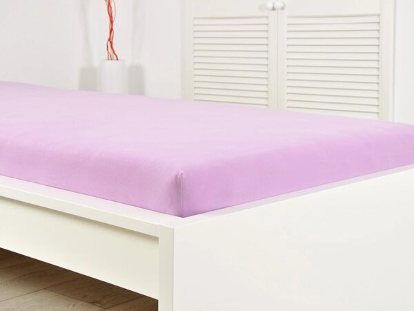 Jersey plahta ALVORA 180x200 cm ljubičasta