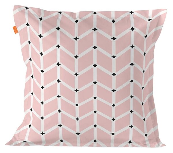 Ružičasta pamučna jastučnica Blanc Blush, 60 x 60 cm